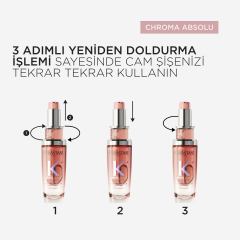 L'huile Croma Eclat Saç Yağı Yeniden Doldurulabilir Saç Bakım Yağı