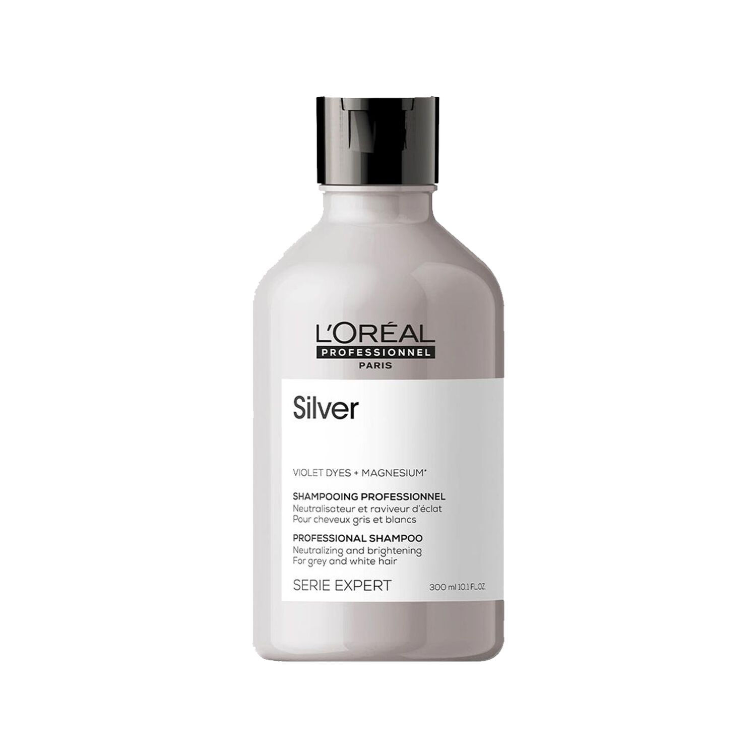Silver Çok Açık Sarı, Gri ve Beyaz Saçlar için Renk Dengeleyici Mor Şampuan 300 ml